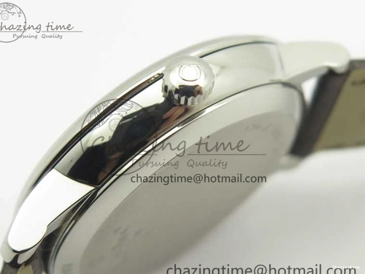 0329 Original De Ville Prestige Small Second TWF 1:1 Best Edition Gray Dial on Black Leather Strap MIYOTA 8036